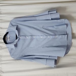 Women's striped button-up